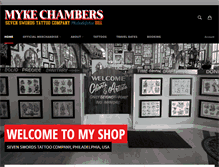 Tablet Screenshot of mykechambers.com